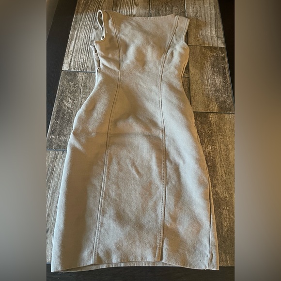 🤎🍁Zara Woman Wool Blend Casual Dress Size XS Tan🤎🍁 - Picture 6 of 10